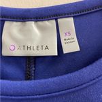 Athleta Women’s Blue Purple Long Sleeve Top Shirt Stripes XS Excellent Condition Photo 4