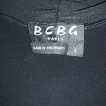 BCBG Paris L Short Capped Sleeved Pullover Dress in Black Funeral Size L Photo 6