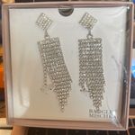 Badgley Mischka New Gift Boxed  Diamond & Waterfall Crystal earrings Photo 1