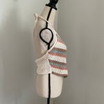 Guess  Crochet Knit Halter Top Medium Chevron Boho‎ Chic Festival Y2K Hippie Photo 4