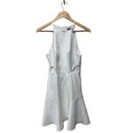 LIV FOSTER Cutout Halter Mini Dress Size 4 White Photo 5