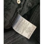 RE/DONE  70s Ultra High Rise Stove Pipe Faded Coal With Rips Black Straight Leg Photo 8