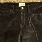 frame denim Frame Le Velveteen Le Mini Boot Black Pants Photo 4
