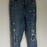 Old Navy High Rise Rock Star Super Skinny Distressed Slim Denim Jeans Blue 2 Photo 0