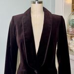 Loft Ann Taylor Velvet Blazer Jacket One Button Size 0 Photo 2