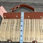 🔥LAST ONE🔥 E|N Expressions | Vegan Wicker Handbag w/Crossbody✨ Brown Photo 4