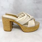 Salvatore Ferragamo Douglas 85 Platform Espadrille Block Heel Mule Sandals 7.5 Photo 2