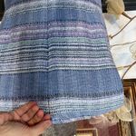 Talbots  Blue Striped Tweed Lined Sleeveless Shift Sleeveless - Sz 10 💚🎀 Photo 9