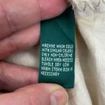 Ralph Lauren Lauren  Linen Boho Peasant Top V Neck Embroidered size Large Photo 11