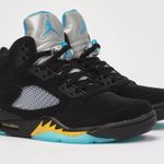 Jordan Air 5 Retro 'Aqua' Sneakers 7Y/ Sz 8 Photo 0
