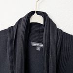 EXPRESS [] Black Cowl Neck Ribbed Knit Short Sleeve Sweater Top Size Medium M Photo 7