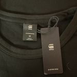 G-Star Women's G-Script Baby Brother Stitch Top T-Shirt Black Size Medium NWT Photo 9