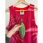 Farm Rio  Red Endless Summer Tulle Midi Dress Size Medium Photo 6
