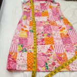 Lilly Pulitzer vintage y2k Dress Women's Patchwork Strapless Short Cotton Sz 4 Photo 6