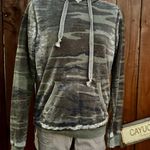 Camo Hoodie Sweater Size XSmall Green Photo 0