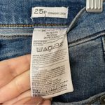 Banana Republic Low Rise Straight Leg Cropped Medium Wash Jeans Raw Hem 25 P Photo 4