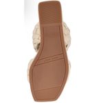 Nine West Nessie Women White Creme Spring braided wedge Sandal Heel shoe Sz US 9 Photo 7