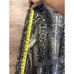 ZARA Knit Dress size Small Snake animal print Long Sleeves Midi Fall Crew Neck Photo 6