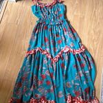 MISA Los Angeles Floral Maxi Dress with Ruffle Details Photo 0