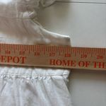 Aerie  Linen Flutter Mini Dress white‎ medium baby doll Photo 7