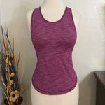 Lululemon Rush Hour Tank Top Heathered Chill Grape Purple Running Top Size 8 Photo 2