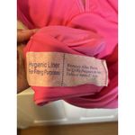 Bar III Women's Draped Monokini Swimsuit Size Small Pink Push-Up Cups Adjustable Photo 5