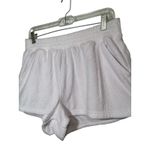 Aerie Offline By Womens Medium Terry Cloth Smiley Face Shorts Photo 2