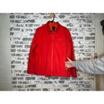 The North Face | women bright orange zip up jacket Photo 6