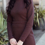 Ellejay  Penelope mock neck‎ Mini Dress size small designer textured women Photo 0