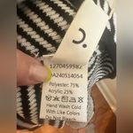 Commence NWT Commense Contrast Trim Stripe Knit Black And White Dress Size Large Photo 9