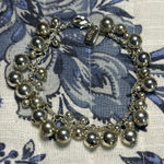 CHAPS  Silver Tone Ball Bracelet Photo 0