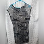 Urban Outfitters black grey and silver sequin mini dress with side slit Photo 4