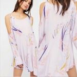 Free People NWOT Clear Skies Cold Shoulder Tunic Top Dress Lilac Photo 1