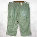 American Eagle Vintage AEO Womens Cargo Capri Pants 14 Y2K Utility Military Street Gorpcore Photo 3