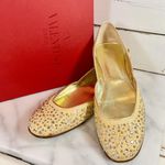 Valentino Garavani Swarovski Crystal Round Toe Flats Photo 0