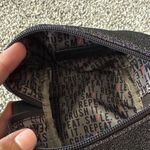 Stella & Dot Black Glitter Pouch Photo 2