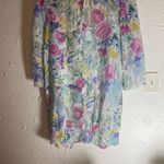 Floral Pastel Mini Dress Pink Size M Photo 1