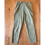 Joie  green utility seam front tie waist tapered pant small Photo 7