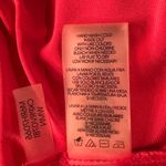 Calvin Klein  Medium Top Cap Sleeve V-Neck Keyhole Chain Stretch Faux Leather Photo 7