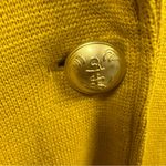525 America  Mustard Yellow Knit 2 Button Blazer Jacket with Pockets Womens Large Photo 9