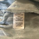 NWT LULUS Charming Style Light Blue Floral Satin Ruffle Long Sleeve Top Size L Size L Photo 7