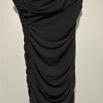 Sparkle Black Strapless Dress Size M Photo 3