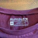 Alphalete  Logo T-Shirt Crop Top Women’s Medium Purple Lifestyle Fit Photo 2