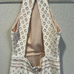 Lulus Lulu’s Steal a Kiss White Lace with Nude lining dress size small Photo 11