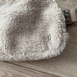 Lululemon White Fleece Belt Bag Silver Photo 6