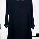 Eileen Fisher 100% Silk Crepe Georgette Long Sleeve Tunic/Dress Size PP (2-4P) Photo 0