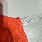 Anthropologie  WHIT TWO Flouncy Bright‎ Orange Ruffled Tiered midi dress Small Photo 5