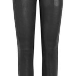joe's jeans NWT The Charlie Ankle Skinny Leather in Black Ankle Zip Pants 30 Photo 0