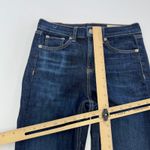 Rag and Bone Jeans Womens 25 Blue Denim 10" Ankle Skinny Dark Wash Raw Hem Photo 9