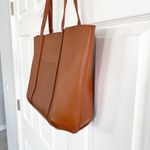 Henny and Lev Vegan Leather Danielle Tote Bag in Cognac Tan Photo 6